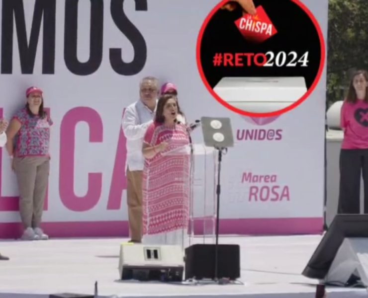 Xóchitl Gálvez agradece en "marea rosa" la defensa de la democracia