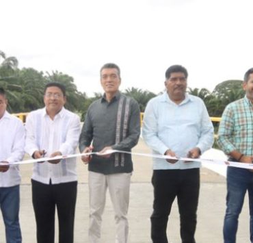 SOP Inaugura la reconstrucción del puente